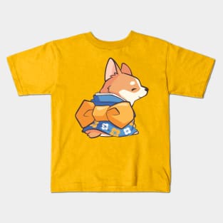 Kimono Corgi Kids T-Shirt